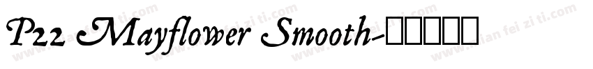 P22 Mayflower Smooth字体转换
